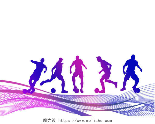 东京奥运会彩色卡通手绘扁平剪影风运动会跑步人物彩色飘带PNG素材